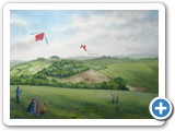 Flying kites Goodwood